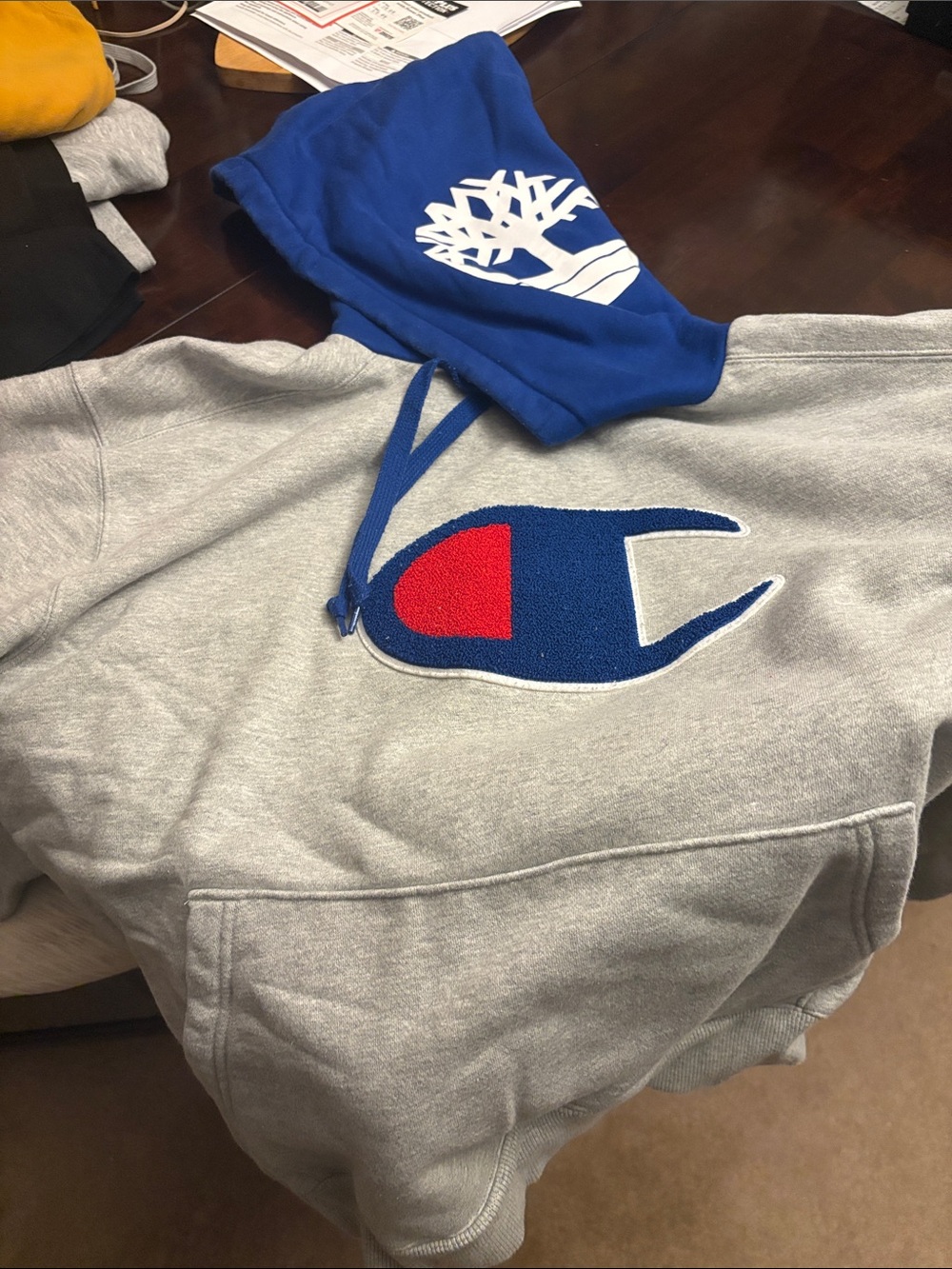 Champion x timberland hoodie
